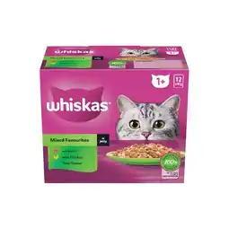 Woolworths Whiskas Wet Cat Food Pk 12 x 85g offer