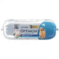 Woolworths Optimum Chilled Dog Food Roll 1 kg – From the Pet Food Chiller offer