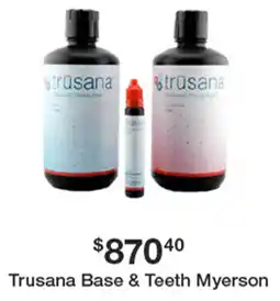 Henry Schein Trusana Base & Teeth Myerson offer