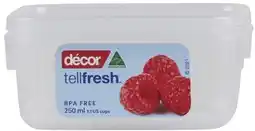 Coles Décor Tellfresh Container 250mL offer