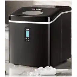 Woolworths Devanti Ice Maker Portable Stainless, Black offer