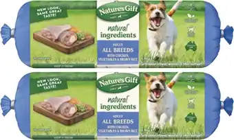Coles Nature's Gift Deli Roll Dog Food 1.4kg offer