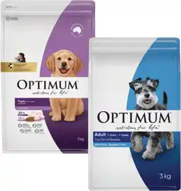 Coles Optimum Dry Dog Food 2.5kg-3kg offer