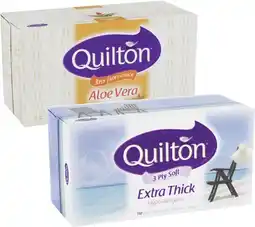 Coles Quilton 3-Ply Facial Tissues 95 Pack-110 Pack offer
