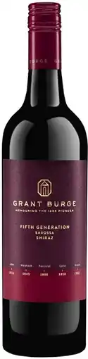 Coles Grant Burge 5th Generation Barossa Shiraz 750mL offer