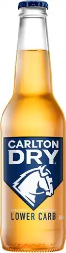Coles Carlton Dry Bottles 6x330mL offer