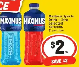 IGA Maximus Sports offer
