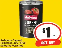 IGA Ardmona Canned Tomatoes offer