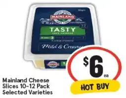 IGA Mainland cheese slices offer