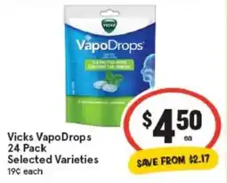 IGA Vicks vapodrops offer