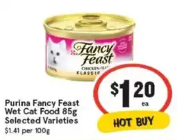 IGA Purina fancy feast wet cat food offer