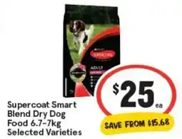 IGA Supercoat smart blend dry dog food offer