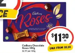 IGA Cadbury chocolate roses offer