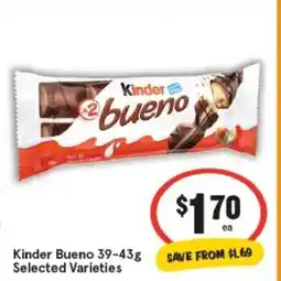 IGA Kinder bueno offer