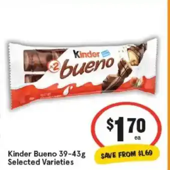 IGA Kinder bueno offer