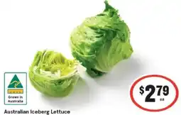 IGA Australian Iceberg Lettuce offer