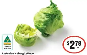 IGA Australian Iceberg Lettuce offer