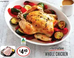 IGA Australian whole chicken offer