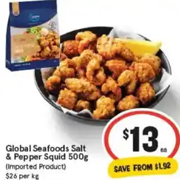 IGA Global Seafoods Salt & Pepper Squid offer