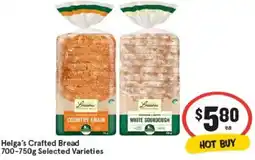 IGA Helga's Crafted Bread offer