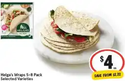 IGA Helga's Wraps offer