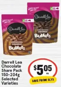 IGA Darrell Lea Chocolate Share Pack offer