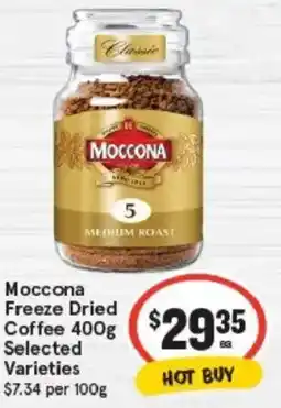 IGA Moccona Freeze Dried Coffee offer
