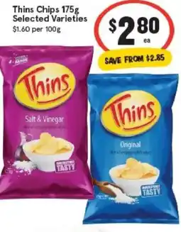 IGA Thins Chips offer
