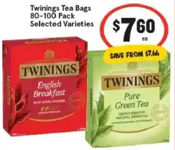IGA Twinings Tea Bags offer