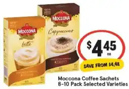 IGA Moccona coffee sachets offer