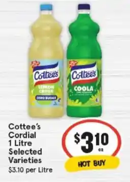 IGA Cottee's cordial offer
