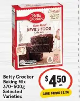 IGA Betty crocker baking mix offer