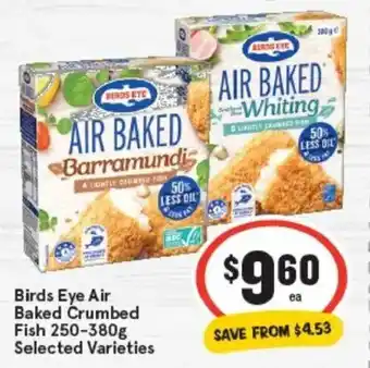 IGA Birds eye air baked crumbed fish offer