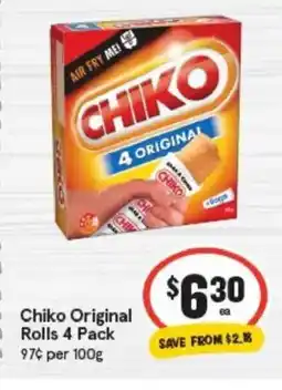 IGA Chiko original rolls offer