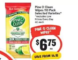 IGA Pine o cleen wipes offer