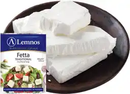 IGA Lemnos Fetta Traditional or Reduced Fat 180g offer