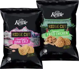 IGA Kettle Ridge Cut Potato Chips 165g Selected Varieties offer