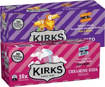 IGA Kirks 10x375mL Selected Varieties offer