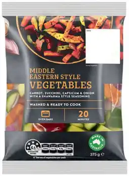 IGA Middle Eastern Style Vegetables 375g offer