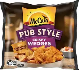 IGA McCain Pub Style Wedges or Fries 750g Selected Varieties offer