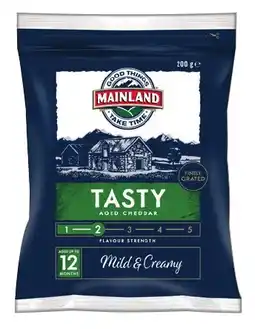 IGA Mainland Grated Cheese 200g Selected Varieties offer