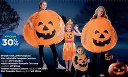Spotlight Spooky hollow Pumpkins Kids Inflatable Pumpkin Costume offer