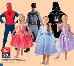 Spotlight Selected Licensed Kids Costumes offer