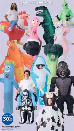 Spotlight Spartys Inflatable Costumes offer
