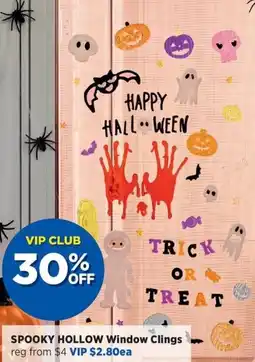 Spotlight Spooky hollow Window Clings offer