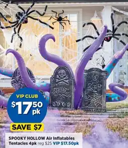 Spotlight Spooky hollow Air Inflatables Tentacles offer