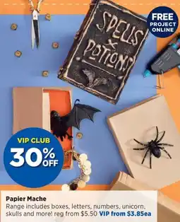 Spotlight Papier Mache offer