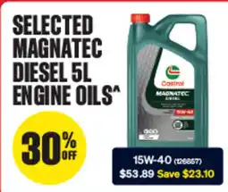 SuperCheap Auto Selected castrol magnatec diesel engine oils offer