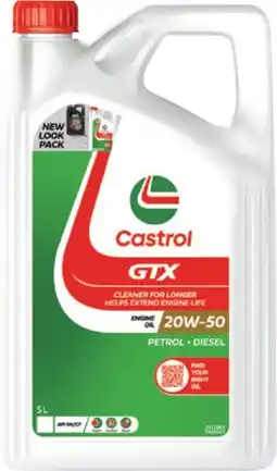 SuperCheap Auto Castrol GTX 20W-50 5L ENGINE OIL^ offer