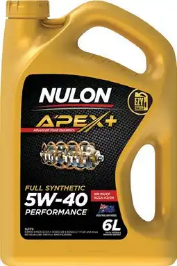 SuperCheap Auto Nulon APEX+ Performance 5W-40 6L Engine Oil offer